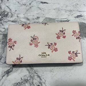 Coach Hayden Foldover Crossbody Clutch With Floral Bow Print 31587